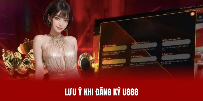 Nắm rõ một số lưu ý giúp đăng ký U888 hiệu quả hơn