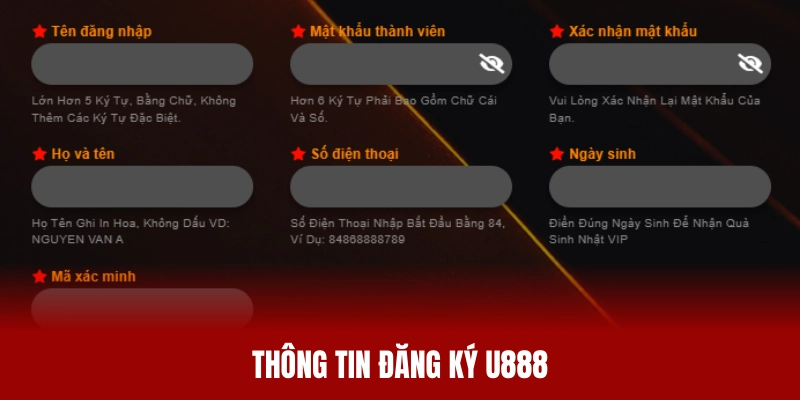 Tổng hợp các thông tin cần thiết cho việc tạo tài khoản nhà cái